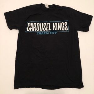 Carousel Kings Mens Black T-Shirt Size Medium M